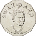 50 Cents 1996-2007, KM# 52, Swaziland (eSwatini), Mswati III