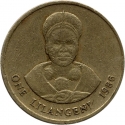 1 Lilangeni 1986, KM# 44.1, Swaziland (eSwatini), Mswati III