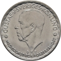 1 Krona 1942-1950, KM# 814, Sweden, Gustaf V