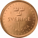 1 Krona 2016, Sweden, Carl XVI Gustaf