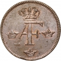 1 Öre 1751-1768, KM# 460, Sweden, Adolf Frederick