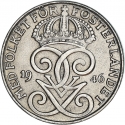 2 Öre 1942-1950, KM# 811, Sweden, Gustaf V