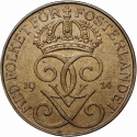5 Öre 1909-1950, KM# 779, Sweden, Gustaf V