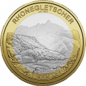 10 Francs 2024, Switzerland, Swiss Glaciers, Rhone Glacier