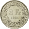 2 Francs 1968-2024, KM# 21a, Switzerland