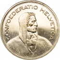 5 Francs 1931-1969, KM# 40, Switzerland