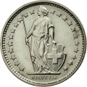 1/2 Franc 1968-2024, KM# 23a, Switzerland
