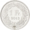1 Franc 1968-2024, KM# 24a, Switzerland, With mintmark