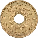 2½ Qirsh 1940, KM# 76, Syria