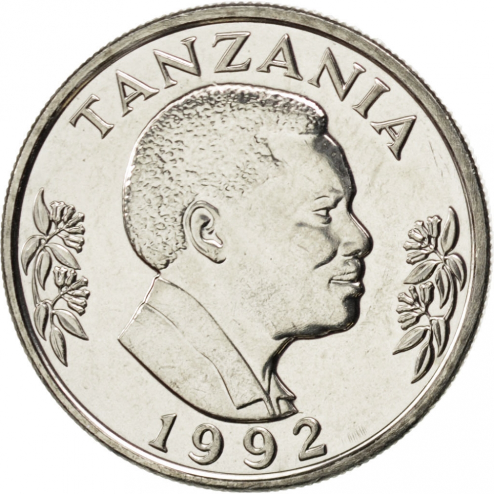 1 Shilingi 1987-1992, KM# 22, Tanzania