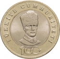 5 Lira 2023, Turkey, 100th Anniversary of the Republic of Turkey