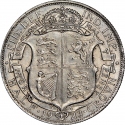 1/2 Crown 1920-1926, KM# 818.2, United Kingdom (Great Britain), George V