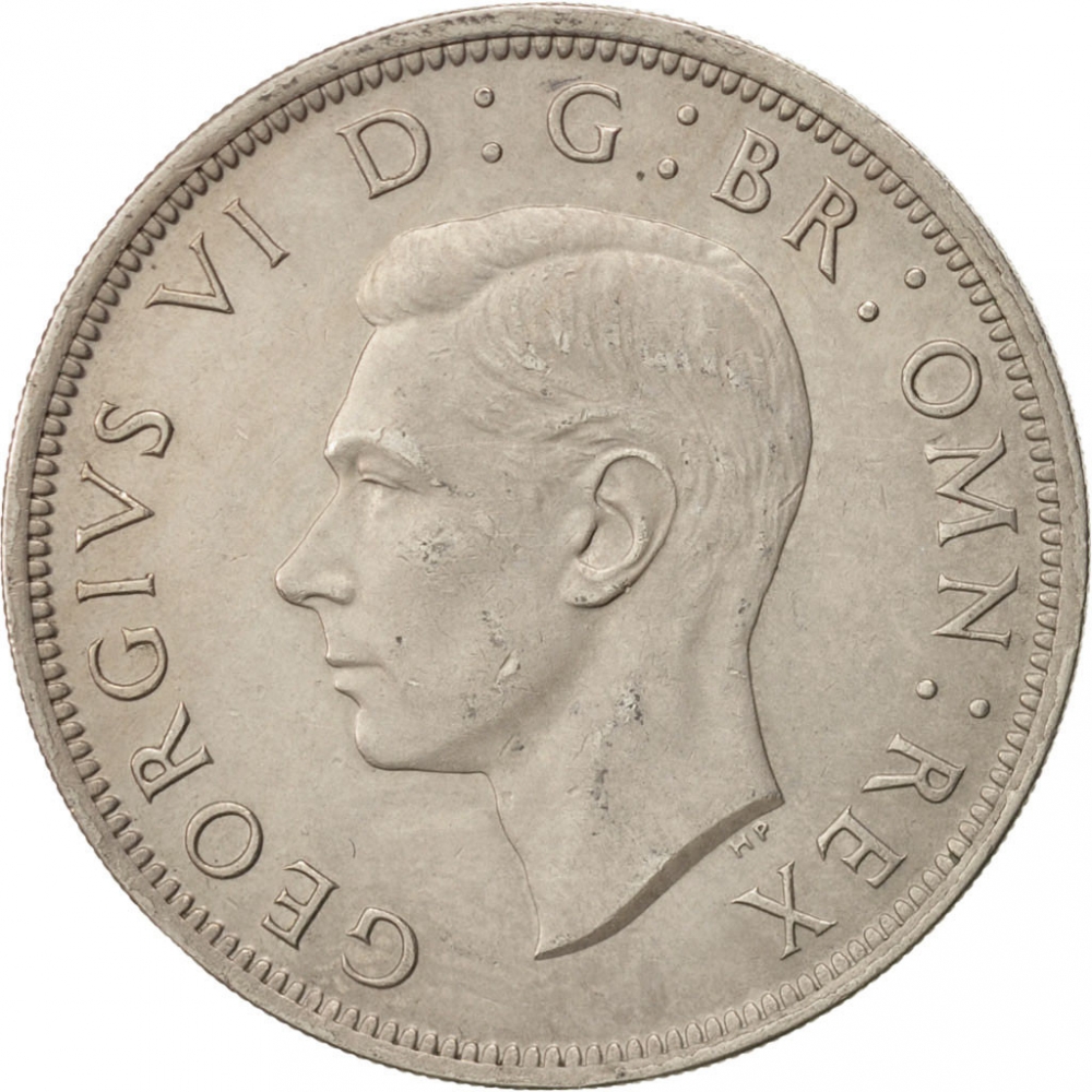 UK 1947 England King George VI  2 Shillings /& 1//2 Crown