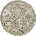 1/2 Crown 1949-1952, KM# 879, United Kingdom (Great Britain), George VI