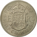 1/2 Crown 1954-1970, KM# 907, United Kingdom (Great Britain), Elizabeth II