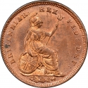 1/3 Farthing 1827, KM# 703, United Kingdom (Great Britain), George IV