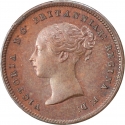1/2 Farthing 1839-1856, KM# 738, United Kingdom (Great Britain), Victoria