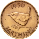 1 Farthing 1949-1952, KM# 867, United Kingdom (Great Britain), George VI