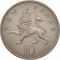 10 New Pence 1968-1981, KM# 912, United Kingdom (Great Britain), Elizabeth II