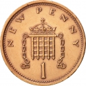 1 New Penny 1971-1981, KM# 915, United Kingdom (Great Britain), Elizabeth II