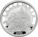 10 Pence 2021, Sp# BSB9, United Kingdom (Great Britain), Elizabeth II, Britannia