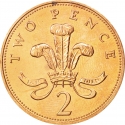 2 Pence 1982-1984, KM# 928, United Kingdom (Great Britain), Elizabeth II