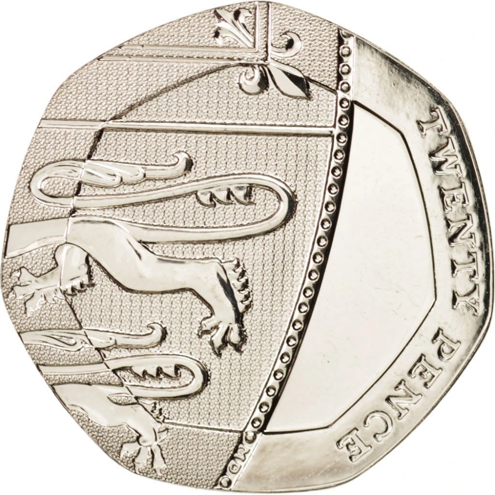 20 Pence 2008-2015, KM# 1111, United Kingdom (Great Britain), Elizabeth II