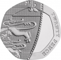 20 Pence 2015-2022, KM# 1336, United Kingdom (Great Britain), Elizabeth II