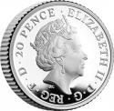 20 Pence 2021, Sp# BSC20, United Kingdom (Great Britain), Elizabeth II, Britannia