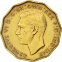 3 Pence 1937-1948, KM# 849, United Kingdom (Great Britain), George VI