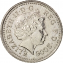5 Pence 1998-2008, KM# 988, United Kingdom (Great Britain), Elizabeth II