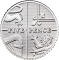 5 Pence 2015-2022, KM# 1334a, United Kingdom (Great Britain), Elizabeth II, Charles III