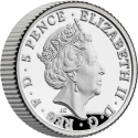 5 Pence 2022, Sp# BSA9, United Kingdom (Great Britain), Elizabeth II, Britannia