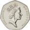 50 Pence 1994, KM# 966, United Kingdom (Great Britain), Elizabeth II, 50th Anniversary of D-Day