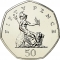 50 Pence 1998-2009, KM# 991, United Kingdom (Great Britain), Elizabeth II