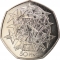 50 Pence 1998-2009, KM# 992, United Kingdom (Great Britain), Elizabeth II, 25th Anniversary of United Kingdom's EU Membership