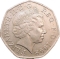 50 Pence 1998, KM# 996, United Kingdom (Great Britain), Elizabeth II, 50th Anniversary of the National Health Service