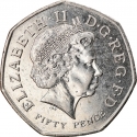 50 Pence 2011, KM# 1196, United Kingdom (Great Britain), Elizabeth II, 50th Anniversary of the WWF