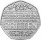 50 Pence 2013, KM# 1253, United Kingdom (Great Britain), Elizabeth II, 100th Anniversary of Birth of Benjamin Britten