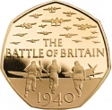 50 Pence 2015, KM# 1338b, United Kingdom (Great Britain), Elizabeth II, 75th Anniversary of the Battle of Britain