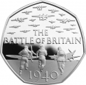 50 Pence 2015, KM# 1338a, United Kingdom (Great Britain), Elizabeth II, 75th Anniversary of the Battle of Britain