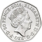 50 Pence 2016, KM# 1375, United Kingdom (Great Britain), Elizabeth II, Team GB, Rio 2016 Summer Olympics