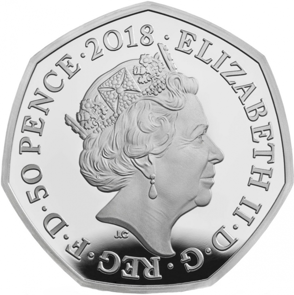 50 Pence 2018, KM# 1556a, United Kingdom (Great Britain), Elizabeth II, 100th Anniversary of the Representation of the People Act