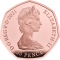 50 Pence 2021, Sp# H92A, United Kingdom (Great Britain), Elizabeth II, 50th Anniversary of Decimalisation