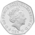 50 Pence 2022, Sp# H107, United Kingdom (Great Britain), Elizabeth II, 50th Anniversary of the First Pride UK