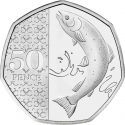 50 Pence 2023-2024, United Kingdom (Great Britain), Charles III