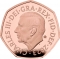 50 Pence 2023-2024, United Kingdom (Great Britain), Charles III, 2023: Tudor crown privy mark