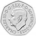 50 Pence 2023, United Kingdom (Great Britain), Charles III, 75th Anniversary of the Windrush Generation