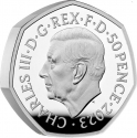 50 Pence 2023, United Kingdom (Great Britain), Charles III, National Health Service (NHS), 75th Anniversary