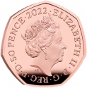 50 Pence 2022, Sp# H108, United Kingdom (Great Britain), Elizabeth II, Innovation in Science, Alan Turing